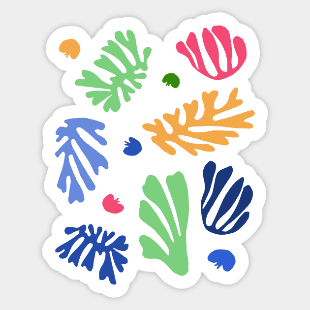 Matisse No. 3 Sticker by RockettGraph1cs